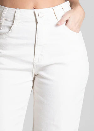 Calça Sarja Sawary Mom Cru Natural 281847