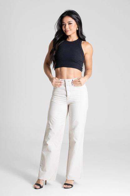 Calça Sarja Sawary Wide Leg Petit 281178