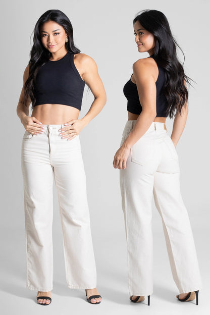 Calça Sarja Sawary Wide Leg Petit 281178