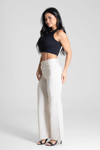 Calça Sarja Sawary Wide Leg Petit 281178