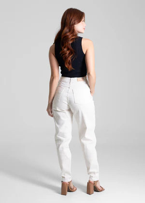Calça Sarja Sawary Mom Cru Natural 281847