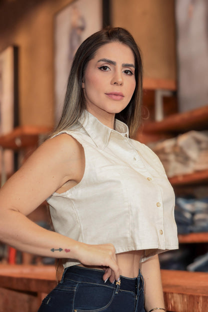 Colete de linho Darlook 42764