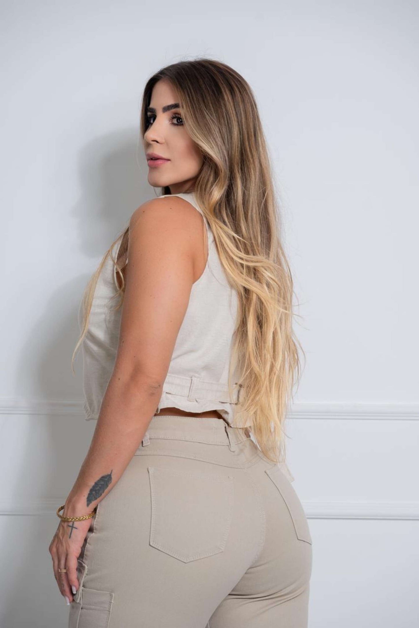 Colete de Linho com Regulador Darlook 42770