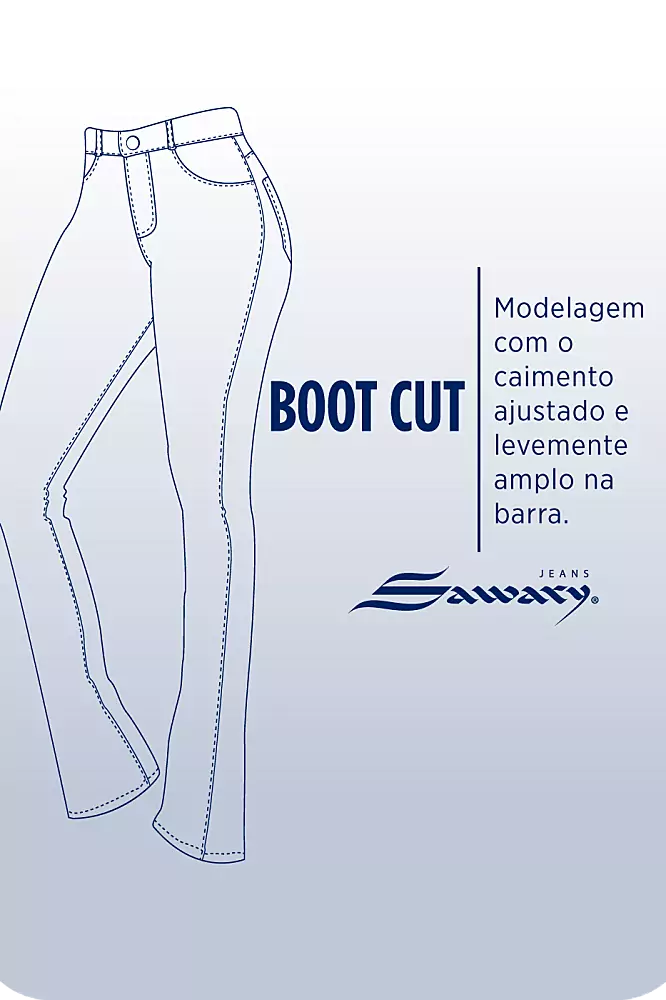 Calça Sarja Sawary Boot Cut SAWARY 264080
