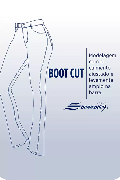 Calça Sarja Sawary Boot Cut SAWARY 264080