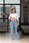 Calça Jeans  Wide Leg Darlook  43396