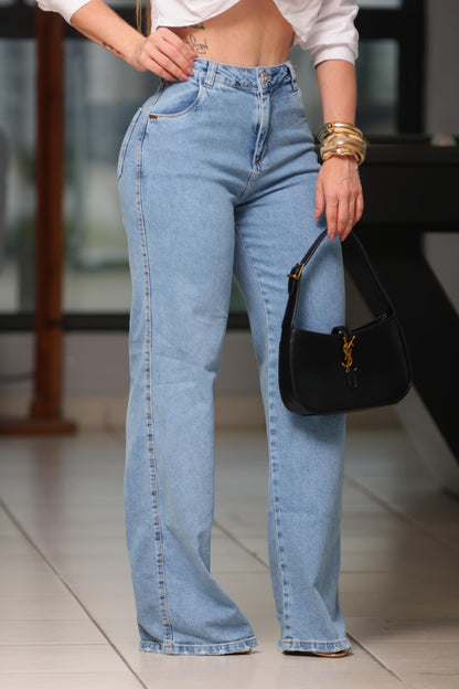 Calça Jeans  Wide Leg Darlook  43396