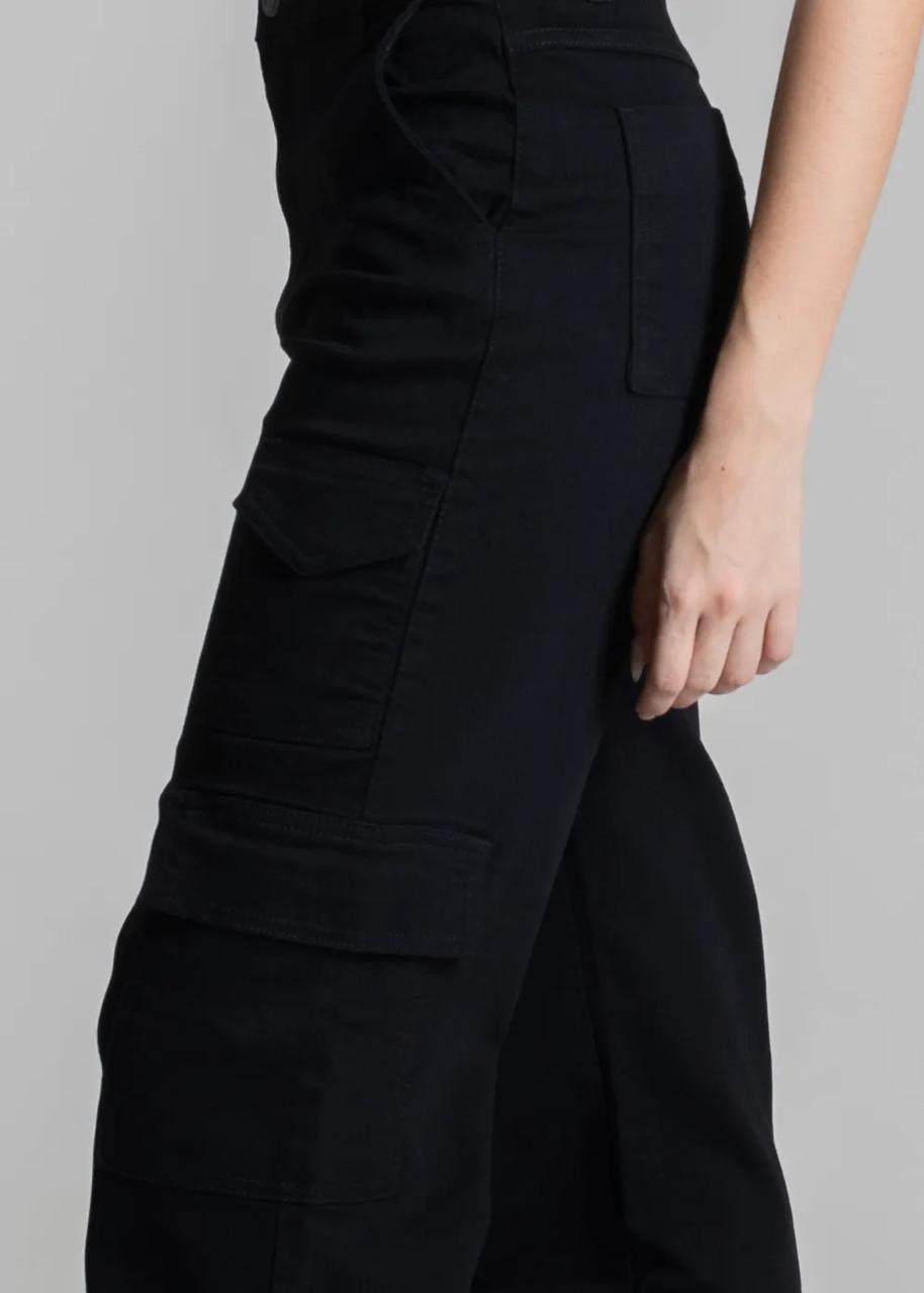 Calça Sarja Sawary Wide Leg Cargo 278269