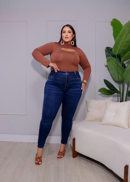 Calça Jeans Skinny Plus Size Clement 312003